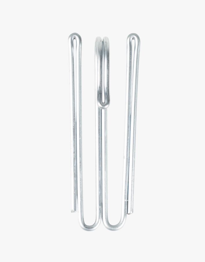 Kõrge kardinakonks terashall - 5,5 cm terashall - 1