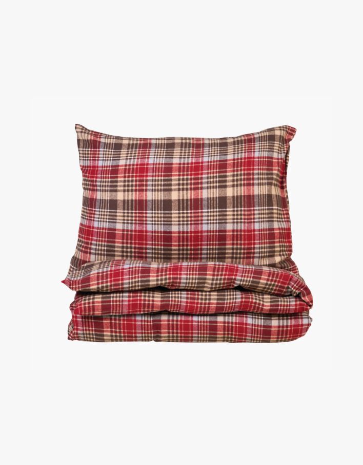 Voodipesukomplekt lõimvärvitud flanell mitmevärviline - 230x220 cm mitmevärviline - 1