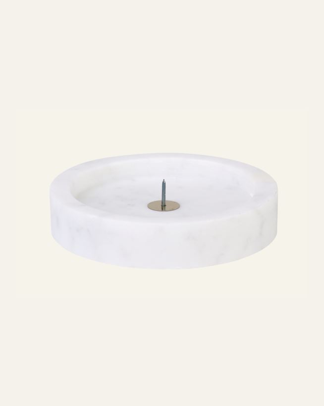 Küünlajalg valge - ø10x2 cm valge - 1