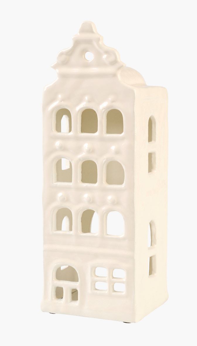 Küünlalatern valge - 7,5x6,5x21 cm valge - 1