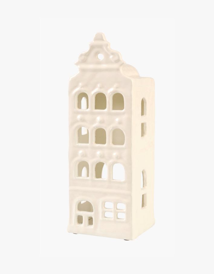 Küünlalatern valge - 7,5x6,5x21 cm valge - 1