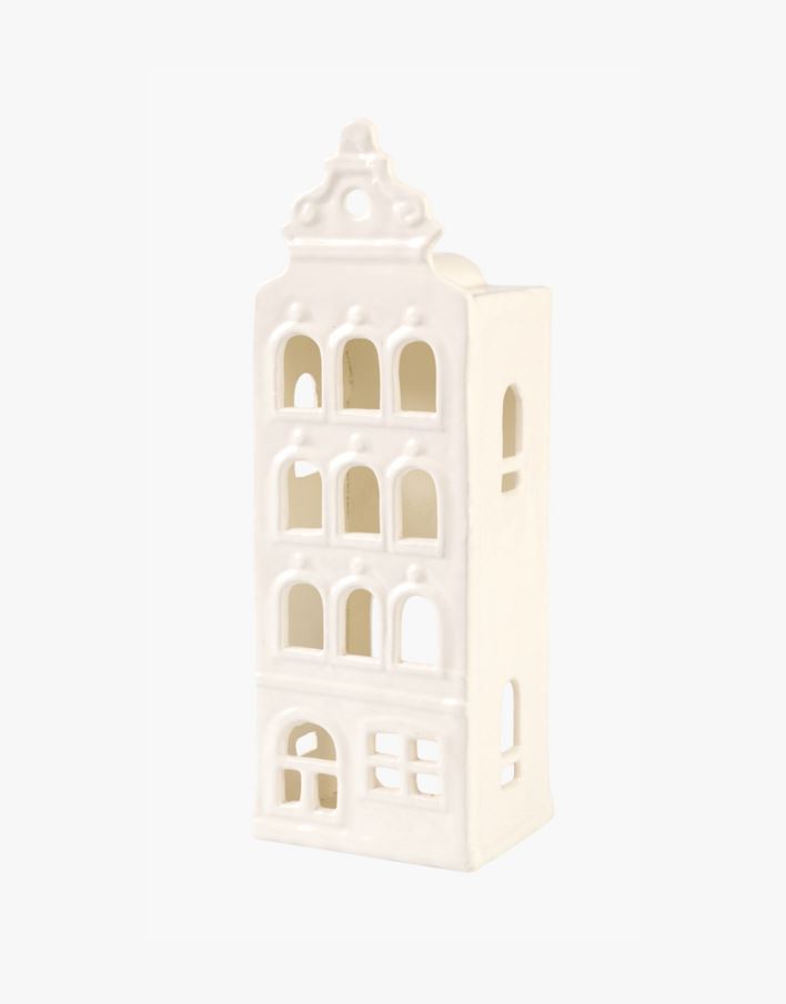 Küünlalatern valge - 10,7x9x30,3 cm valge - 1