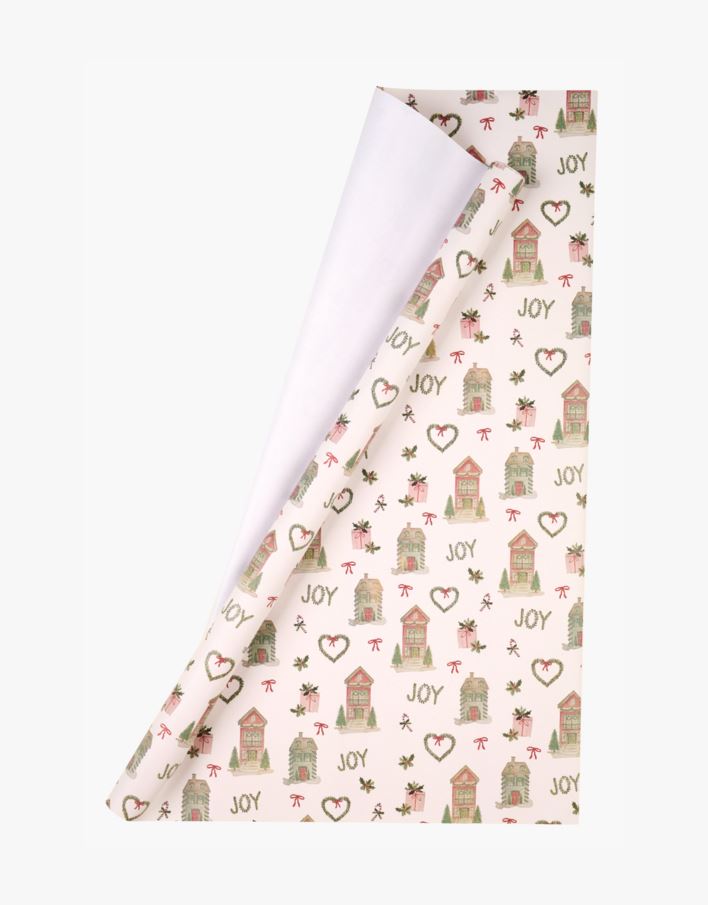 Kinkepaber mitmevärviline/punane - 70cm x 3m mitmevärviline/punane - 1