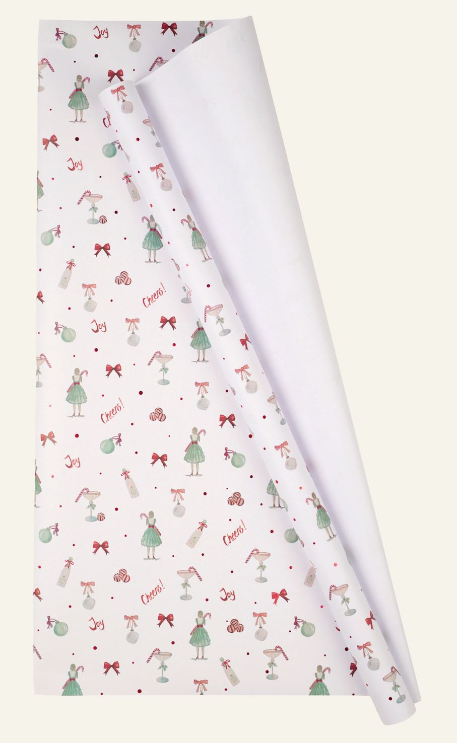 Kinkepaber mitmevärviline - 70cm x 3m mitmevärviline - 1