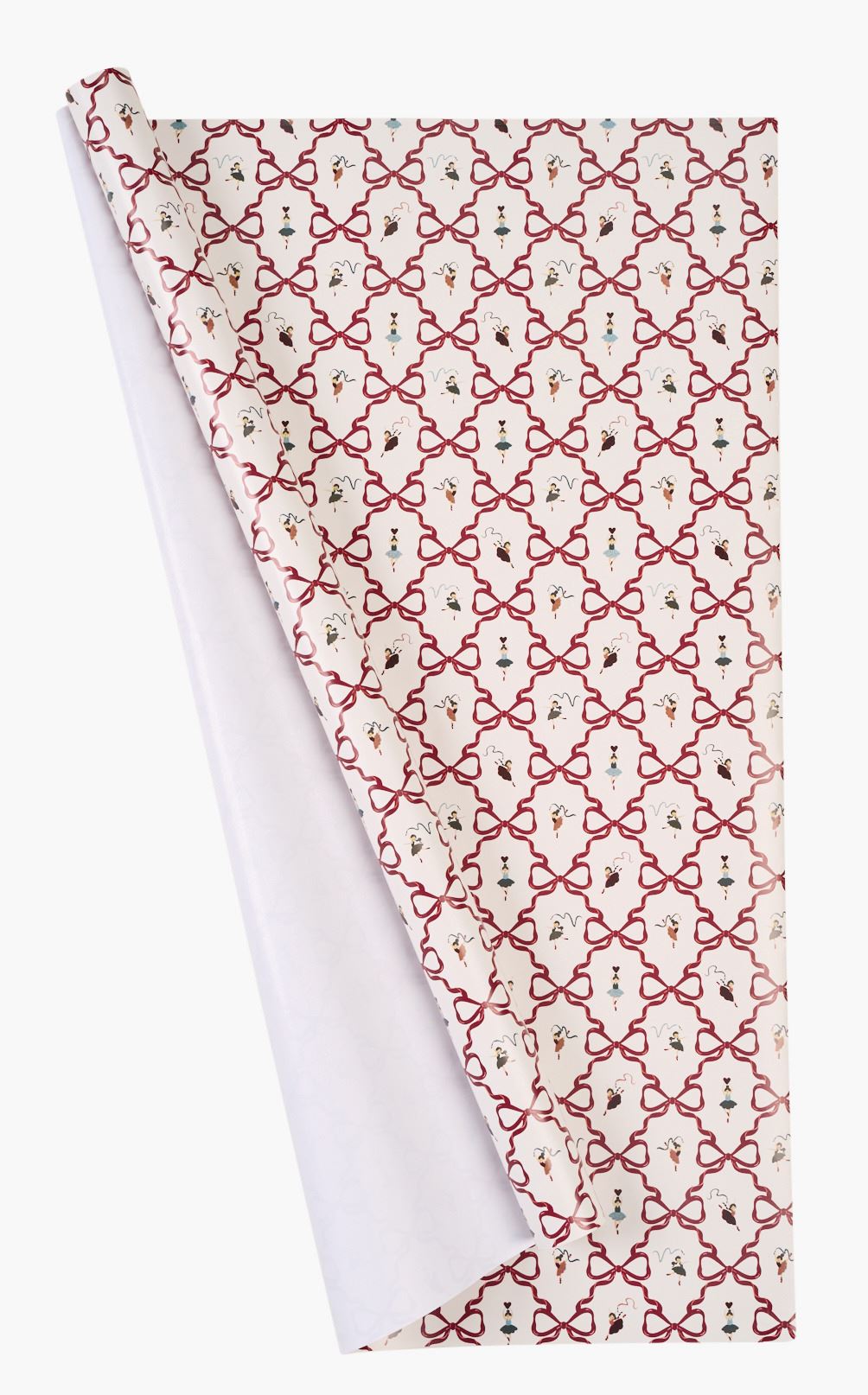 Kinkepaber mitmevärviline/punane - 70cm x 3m mitmevärviline/punane - 1