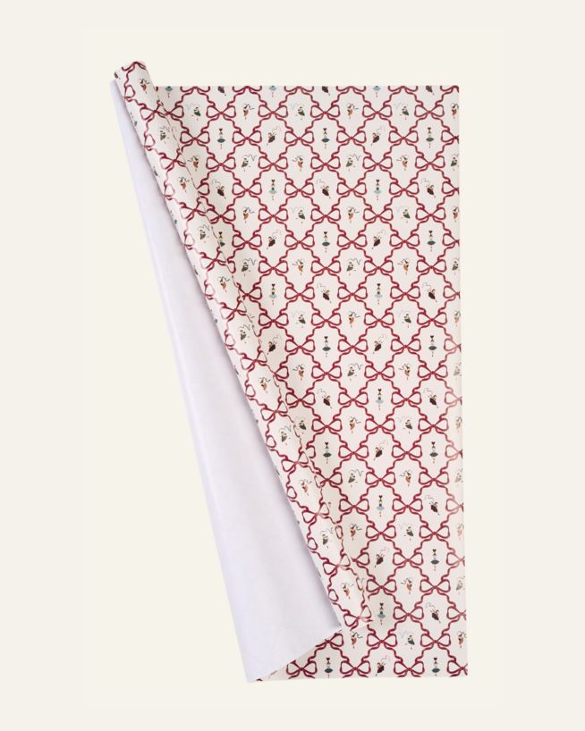 Kinkepaber mitmevärviline/punane - 70cm x 3m mitmevärviline/punane - 1