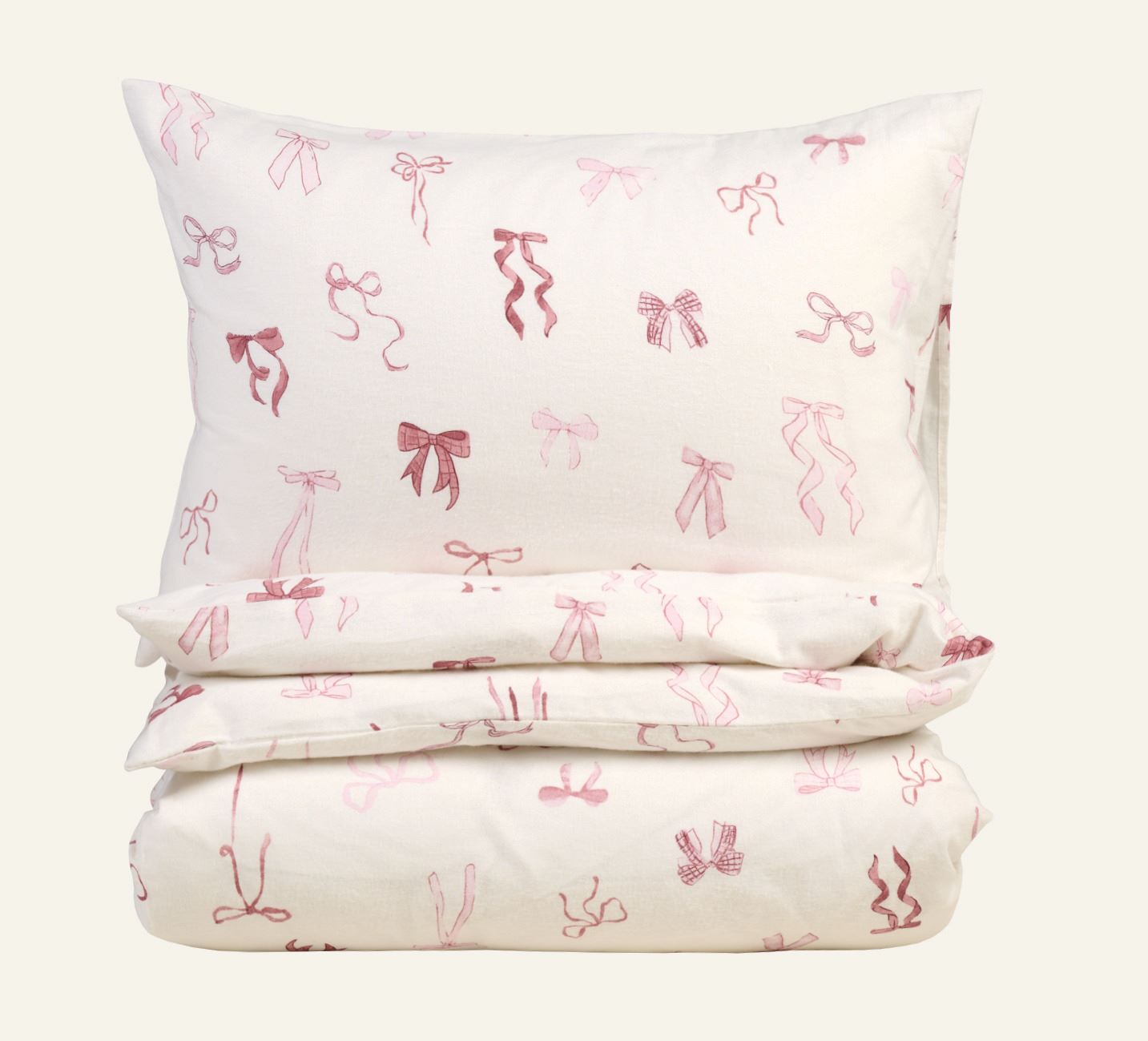 Flanell voodipesukomplekt mitmevärviline/roosa - 150x210 cm mitmevärviline/roosa - 1