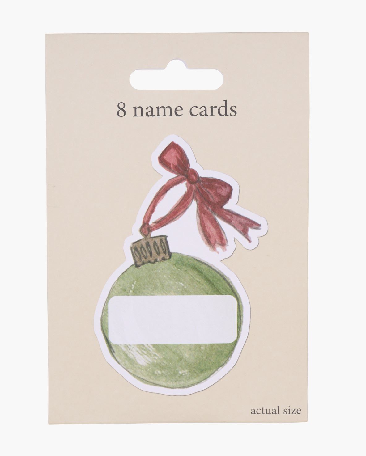 Nimekaart mitmevärviline/punane - 9x9 cm mitmevärviline/punane - 1