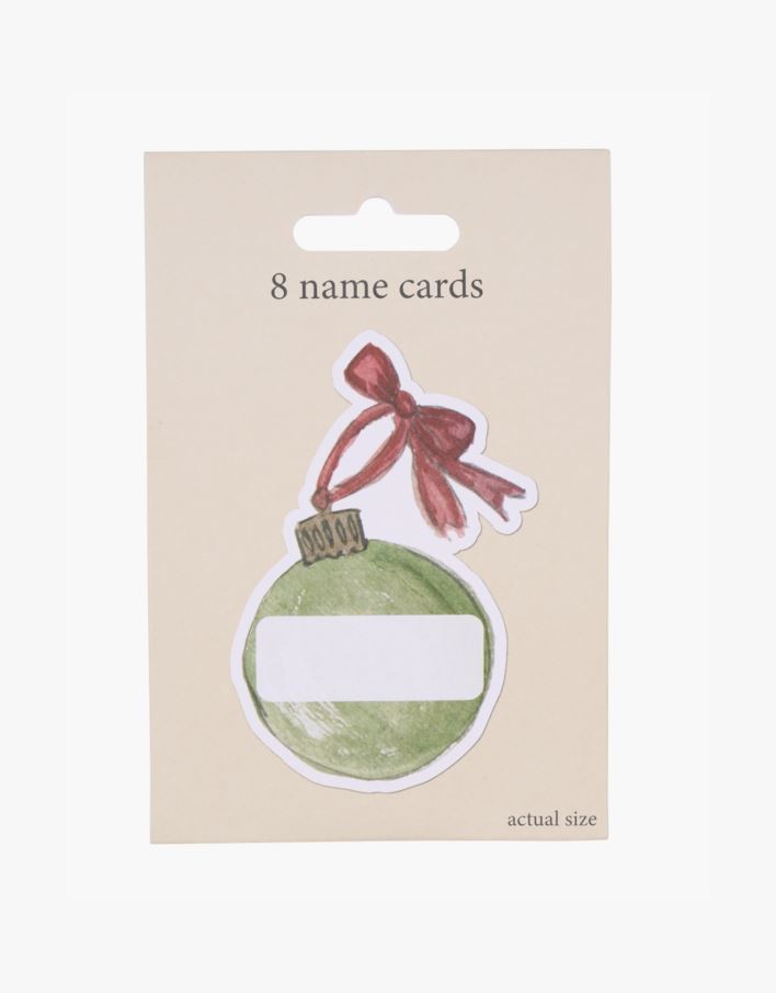 Nimekaart mitmevärviline/punane - 9x9 cm mitmevärviline/punane - 1