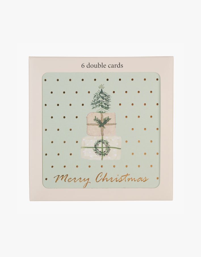 Tähtpäeva kaardid mitmevärviline - 15x15 cm mitmevärviline - 1