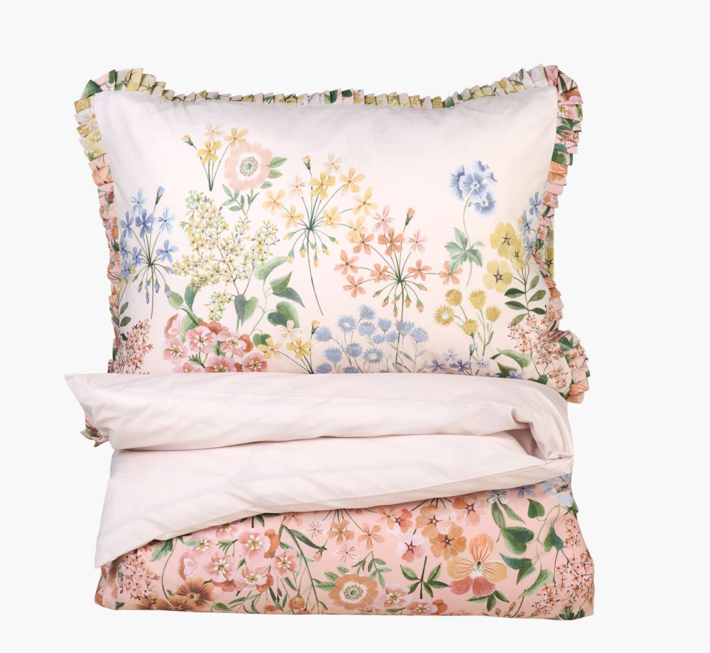 Voodipesukomplekt perkalpuuvillast mitmevärviline - 150x210 cm mitmevärviline - 1