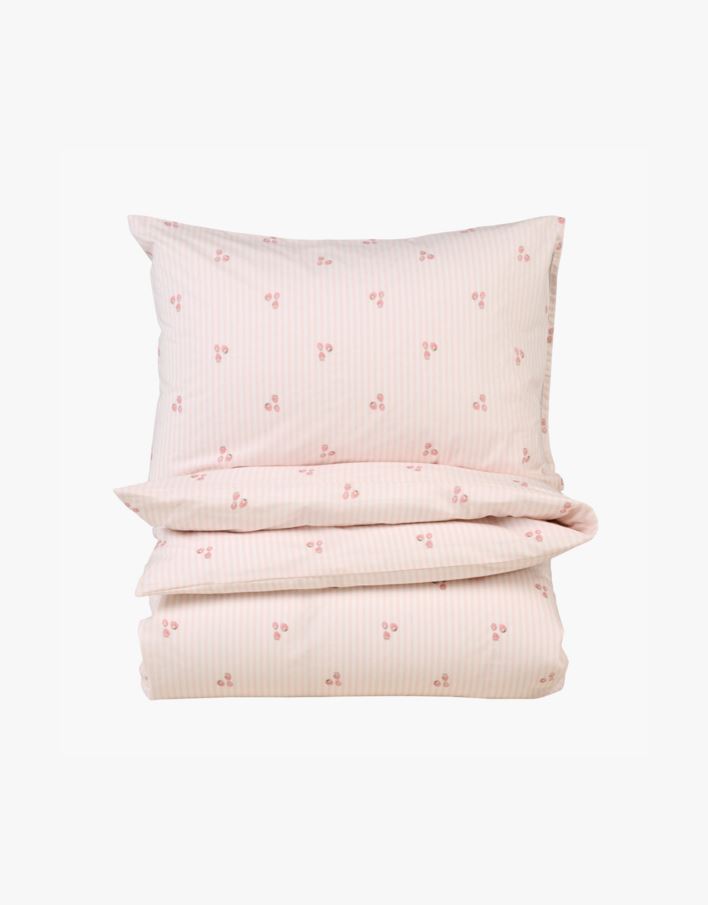 Voodipesukomplekt puuvillane roosa - 150x210 cm roosa - 1