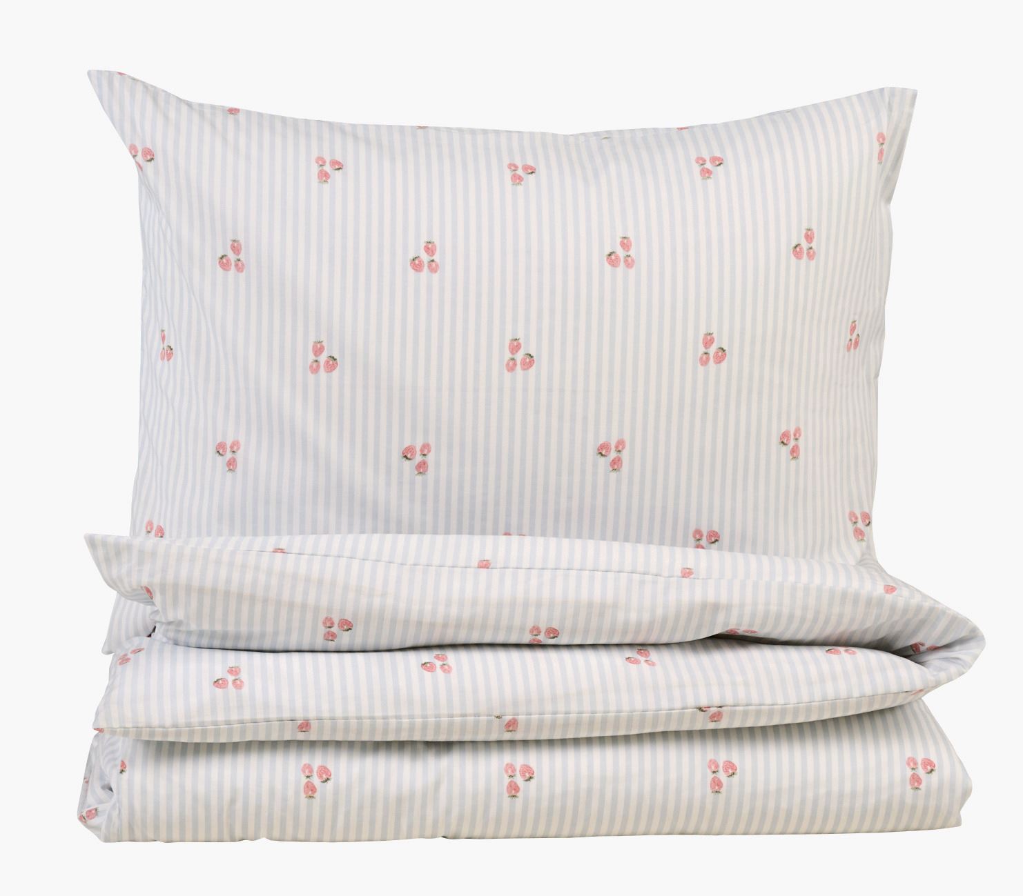 Voodipesukomplekt puuvillane hele sinine - 150x210 cm hele sinine - 1