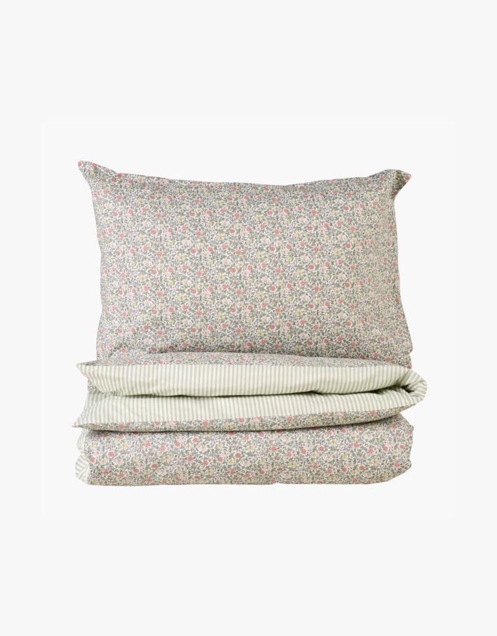 Voodipesukomplekt puuvillane mitmevärviline - 150x210 cm mitmevärviline - 1