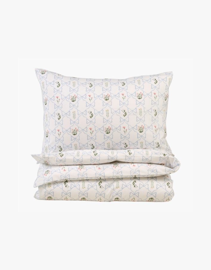 Voodipesukomplekt puuvillane mitmevärviline/sinine - 150x210 cm mitmevärviline/sinine - 1