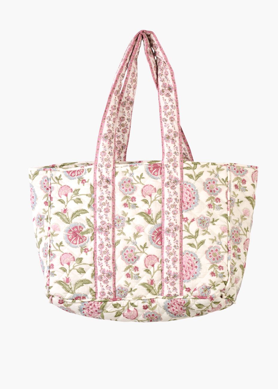 Väike tote kott mitmevärviline/roosa - 30x40 cm mitmevärviline/roosa - 1
