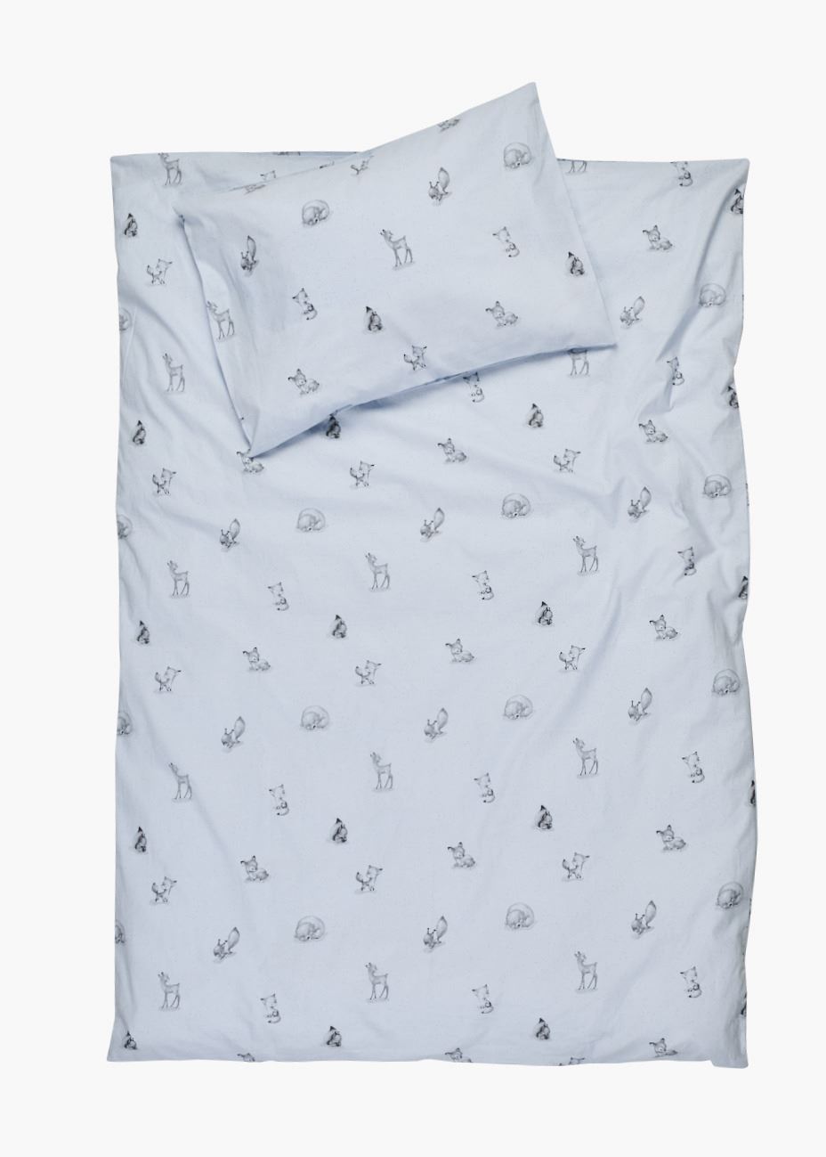 Beebi voodipesukomplekt sinine - 100x130 38x55 cm sinine - 1