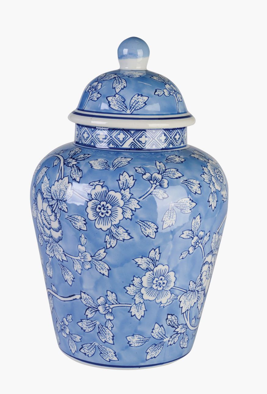 Vaas mitmevärviline/sinine - 21x21x34 cm mitmevärviline/sinine - 1