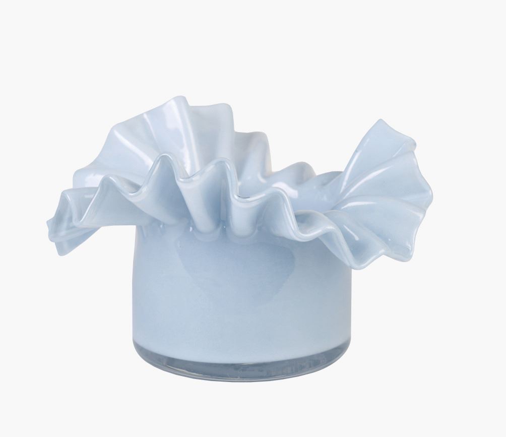 Küünlalatern hele sinine - 16,5x16,5x9 cm hele sinine - 1