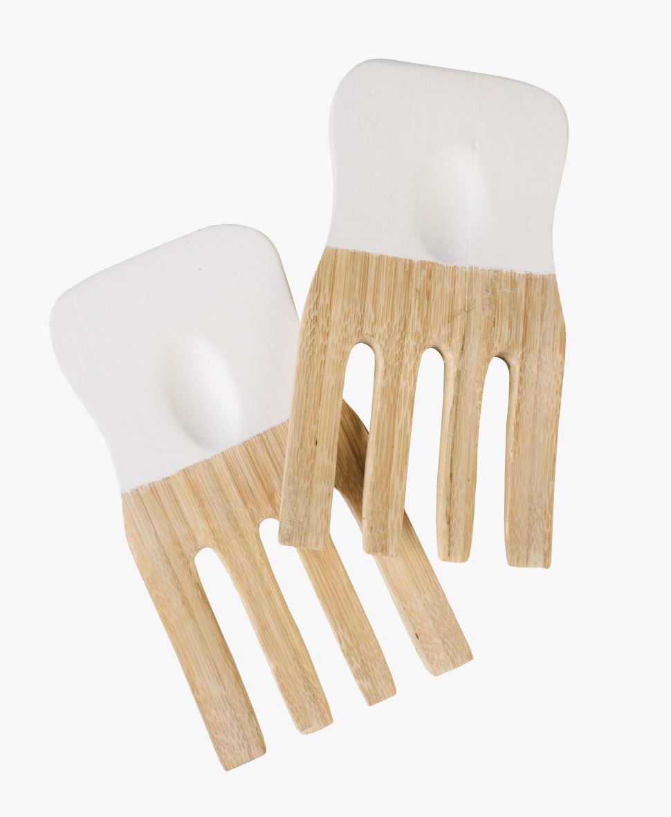 Salatitangid naturaalne toon - 17x9 cm naturaalne toon - 1