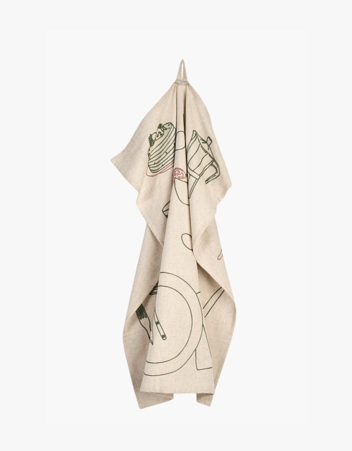 Köögirätik naturaalne toon - 50x70 cm naturaalne toon - 1