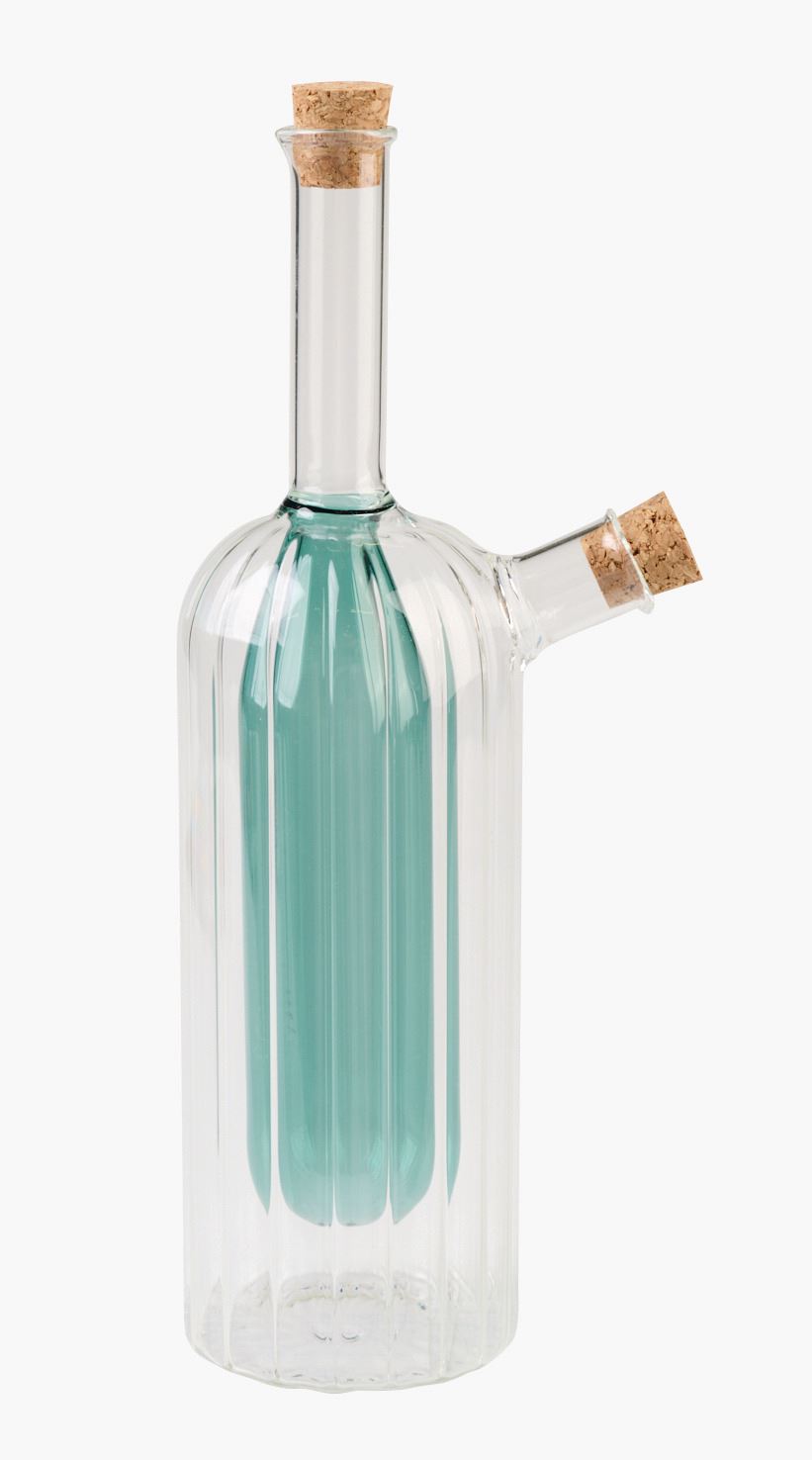 Õli ja äädika pudel petroolsinine - 260ml/100ml petroolsinine - 1