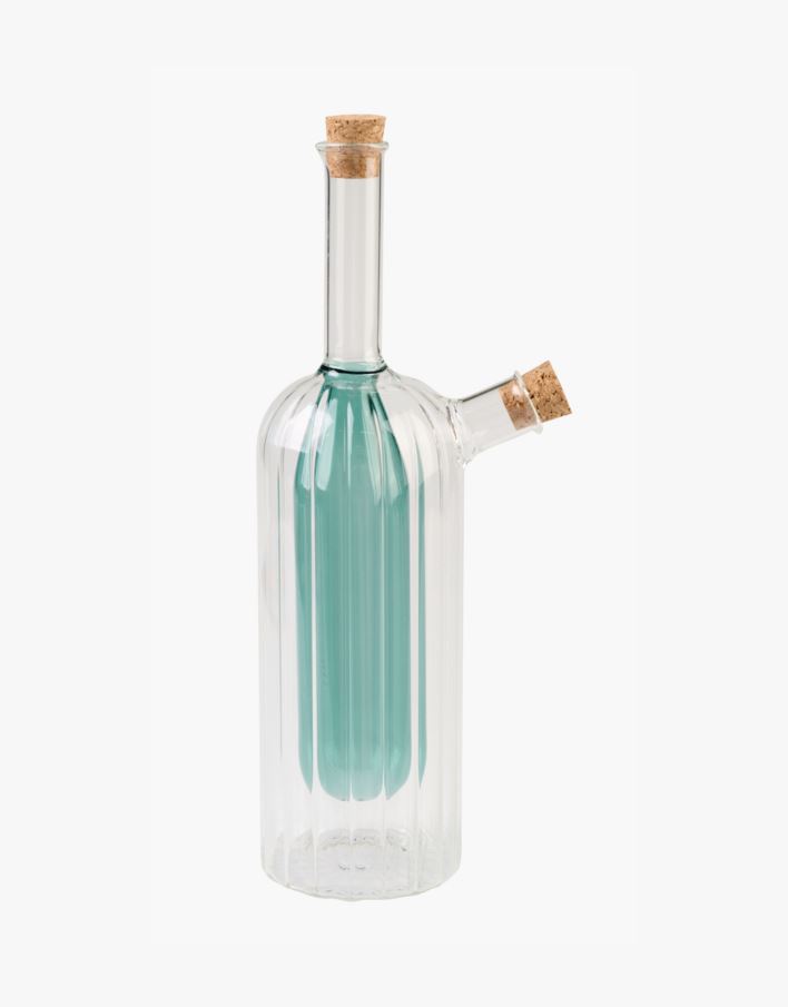 Õli ja äädika pudel petroolsinine - 260ml/100ml petroolsinine - 1