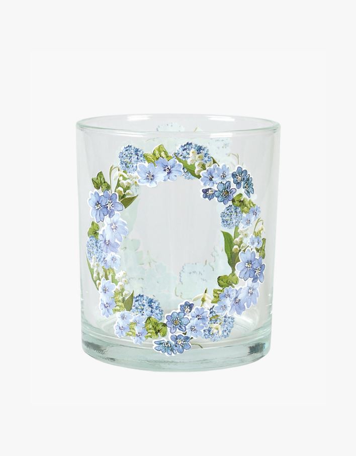 Küünlalatern sinine - 11,5x11,5x13 cm sinine - 1