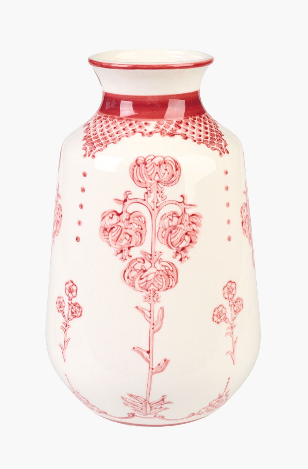 Vaas mitmevärviline/punane - 15x15x24,5 cm mitmevärviline/punane - 1