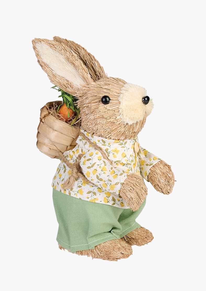 Lihavõttekaunistus mitmevärviline/kollane - 14x10x23 cm mitmevärviline/kollane - 1