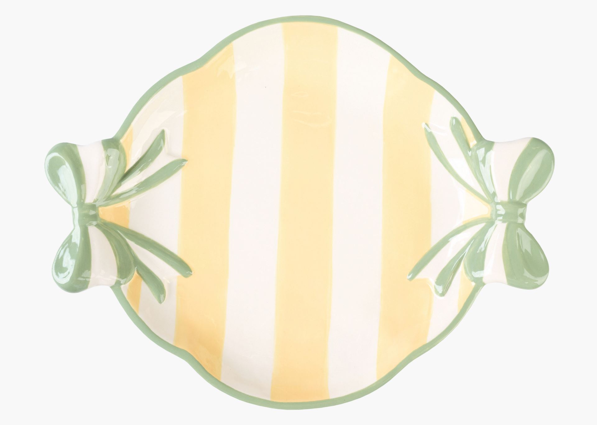 Taldrik kollane - 27x21 cm kollane - 1