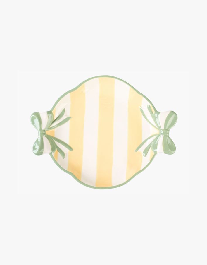 Taldrik kollane - 27x21 cm kollane - 1