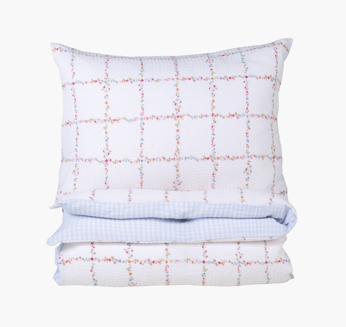 Voodipesukomplekt krepp-puuvillane mitmevärviline - 230x220 cm mitmevärviline - 1