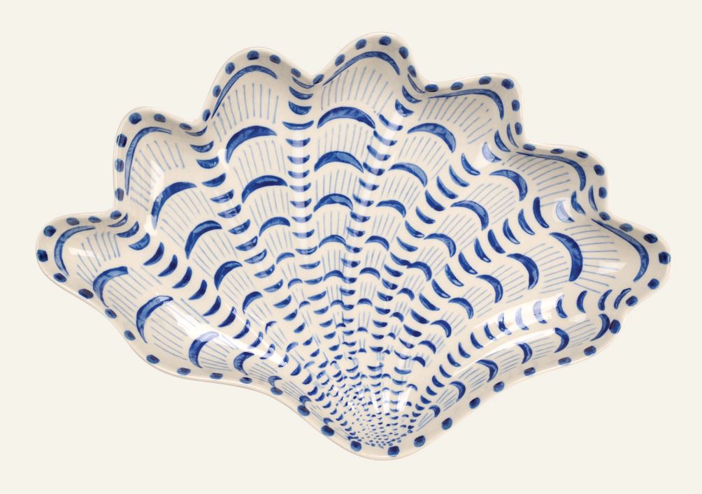 Taldrik mitmevärviline/sinine - 30x20,5x4 cm mitmevärviline/sinine - 1
