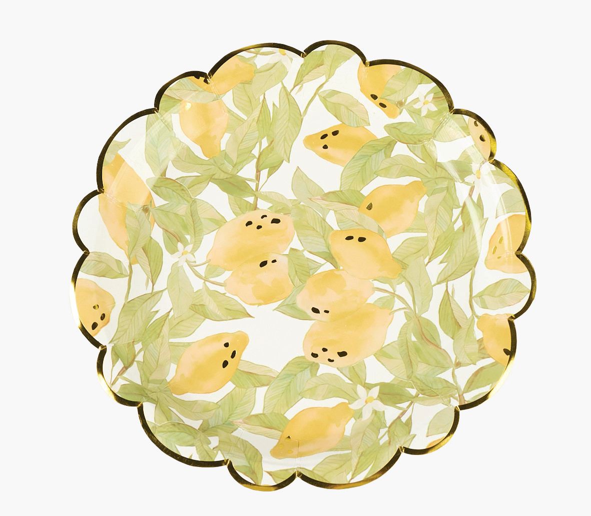 Paberist plaadid 8pk mitmevärviline/kollane - ø22,5 cm mitmevärviline/kollane - 1