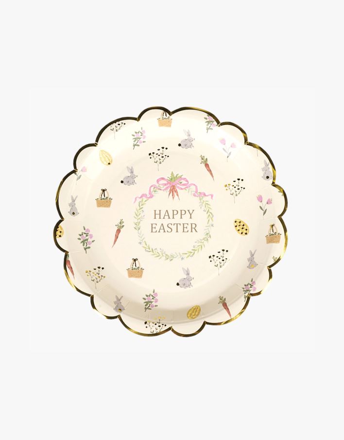 Paberist plaadid 8pk mitmevärviline - ø22,5 cm mitmevärviline - 1