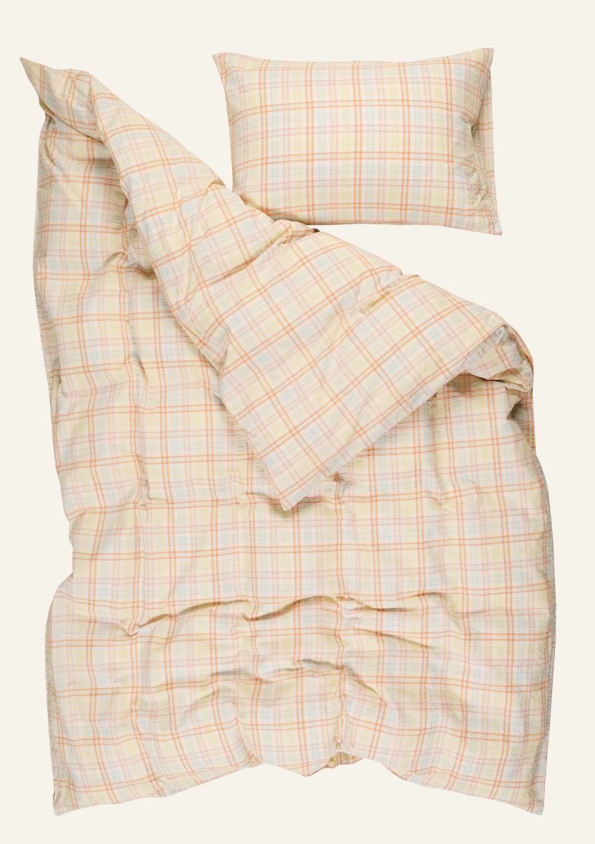 Voodipesukomplekt lõimvärvitud krepp-puuvill mitmevärviline - 3