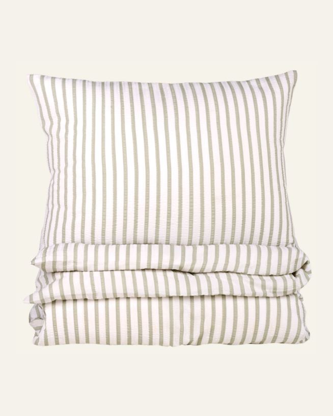 Voodipesukomplekt krepp-puuvillane roheline - 230x220 cm roheline - 1