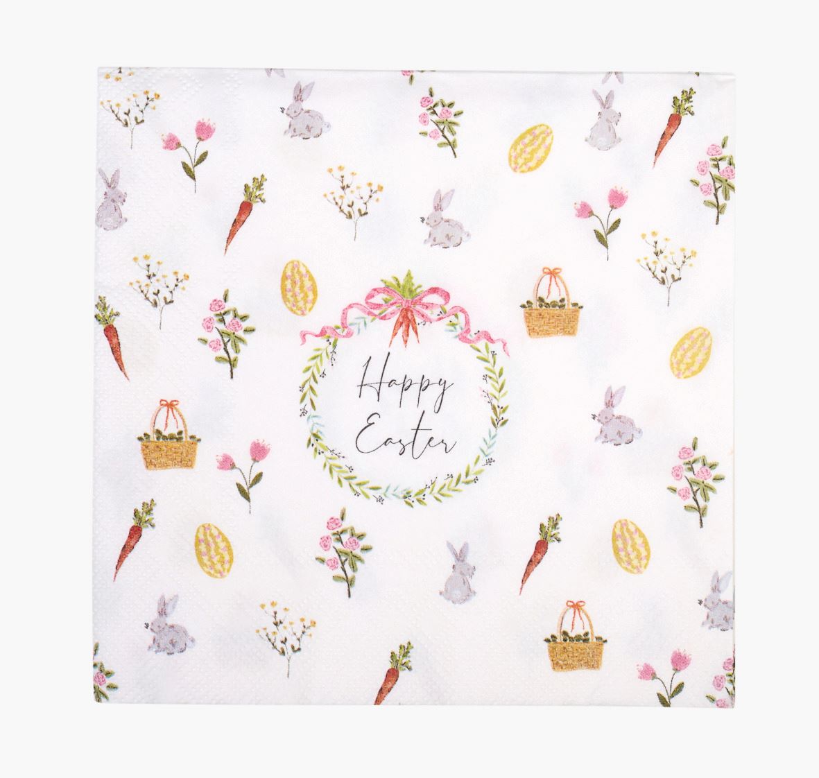 Pabersalvrätikud mitmevärviline/valge - 33x33 cm mitmevärviline/valge - 1