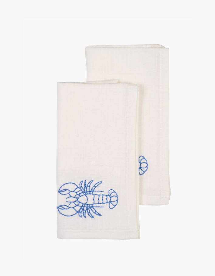 Kangast salvrätik 2tk valge - 45x45 cm valge - 1