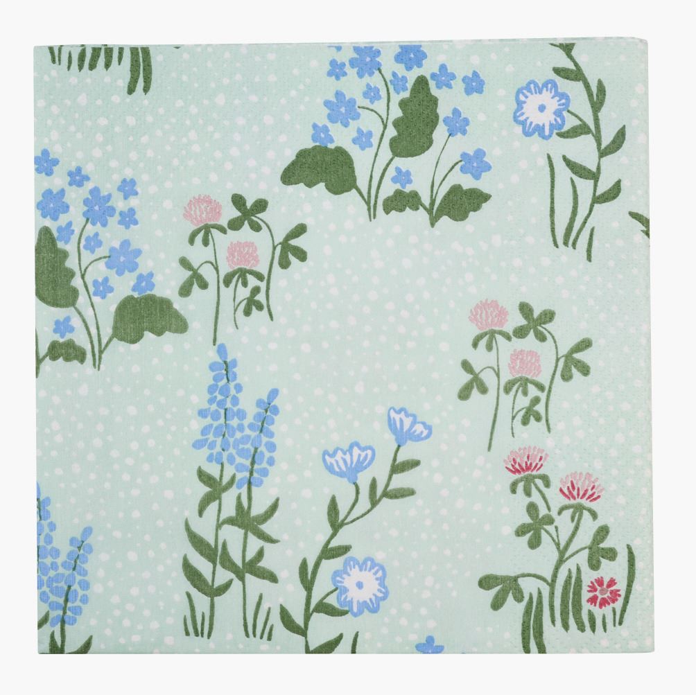 Pabersalvrätikud mitmevärviline/roheline - 33x33 cm mitmevärviline/roheline - 1