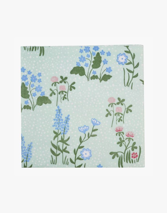 Pabersalvrätikud mitmevärviline/roheline - 33x33 cm mitmevärviline/roheline - 1