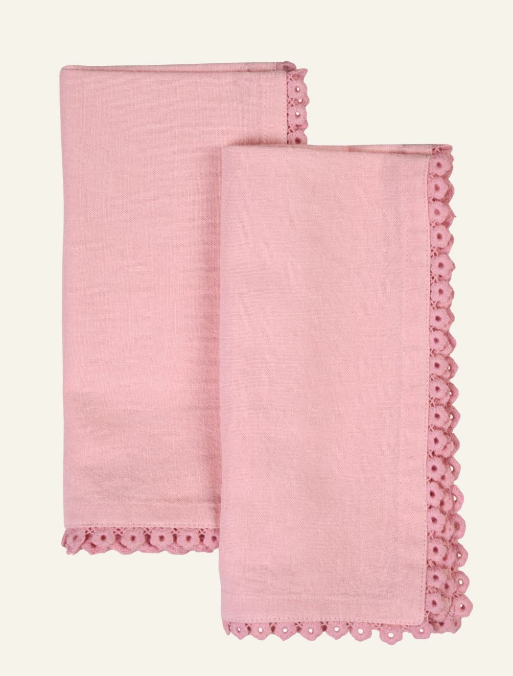 Kangast salvrätik 2tk           roosa - 45x45 cm roosa - 1