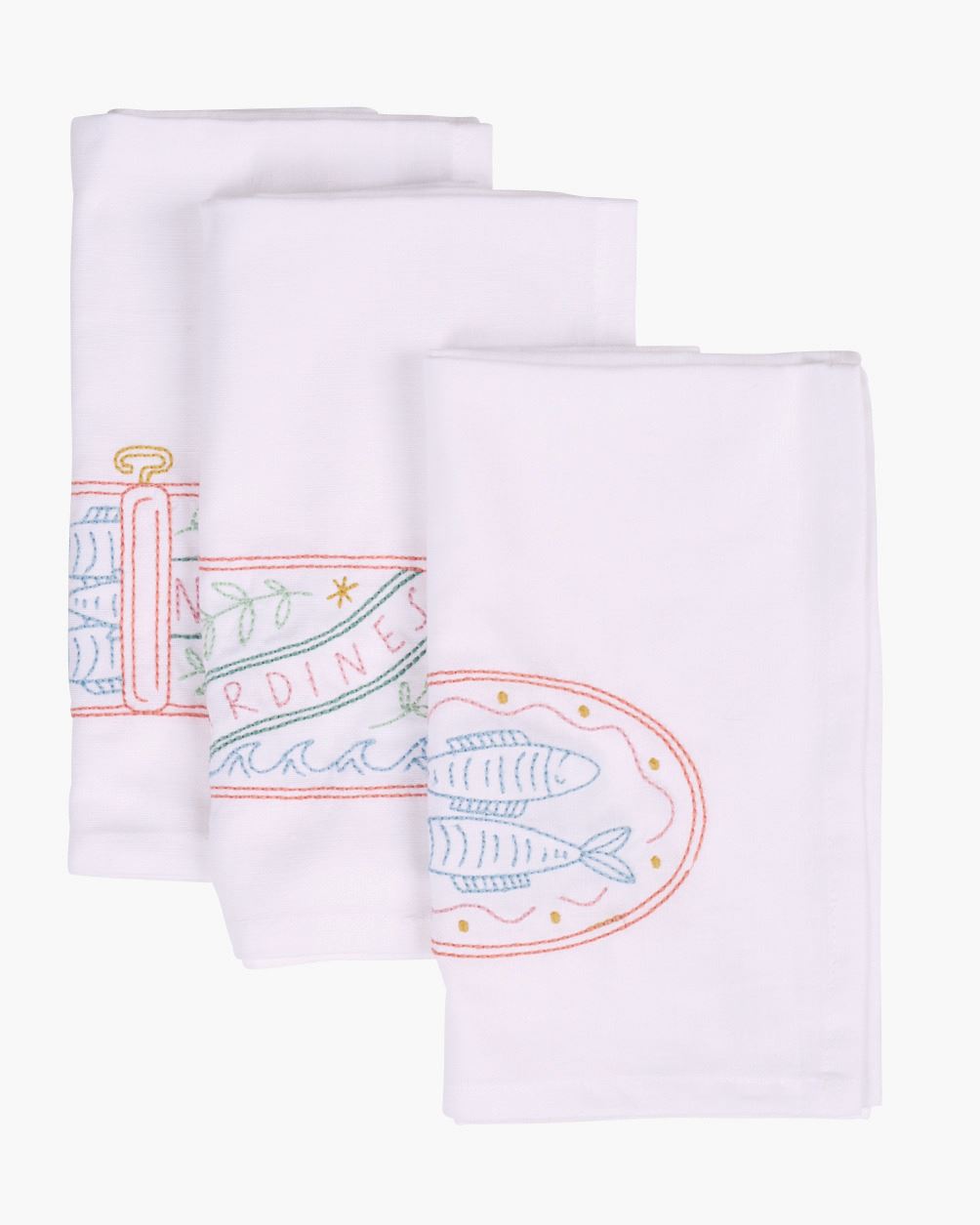 2 tk kangast salvrätik valge - 45x45 cm valge - 1