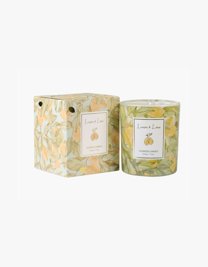 Lõhnaküünal mitmevärviline/kollane - 210 g mitmevärviline/kollane - 1