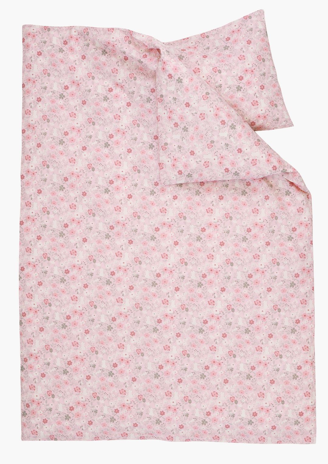 Voodipesukomplekt roosa - 100x130 cm roosa - 1