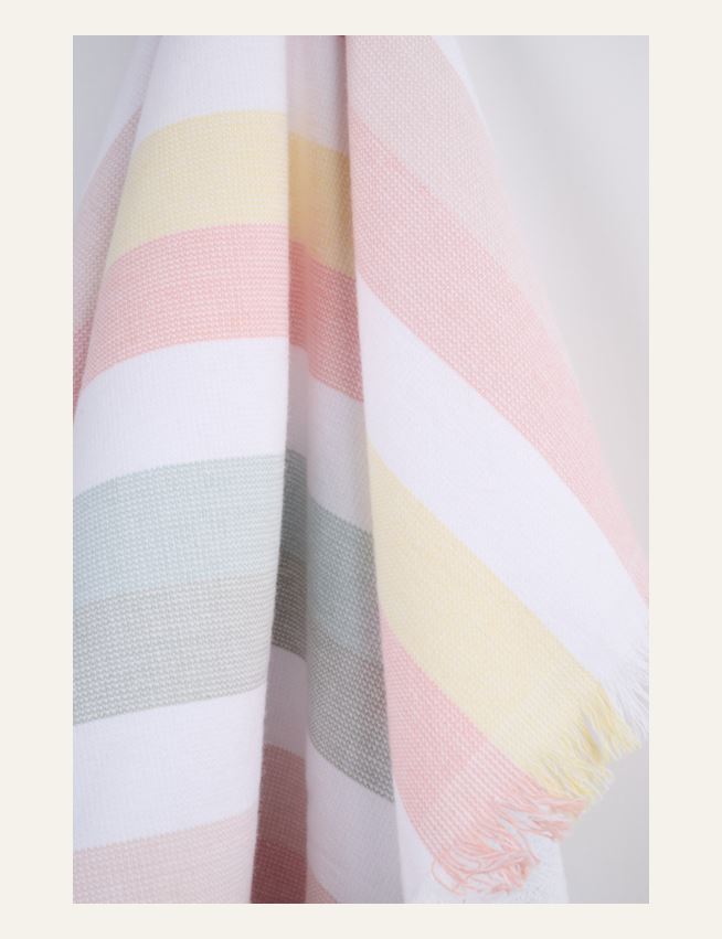 Rätik mitmevärviline/roosa - 3
