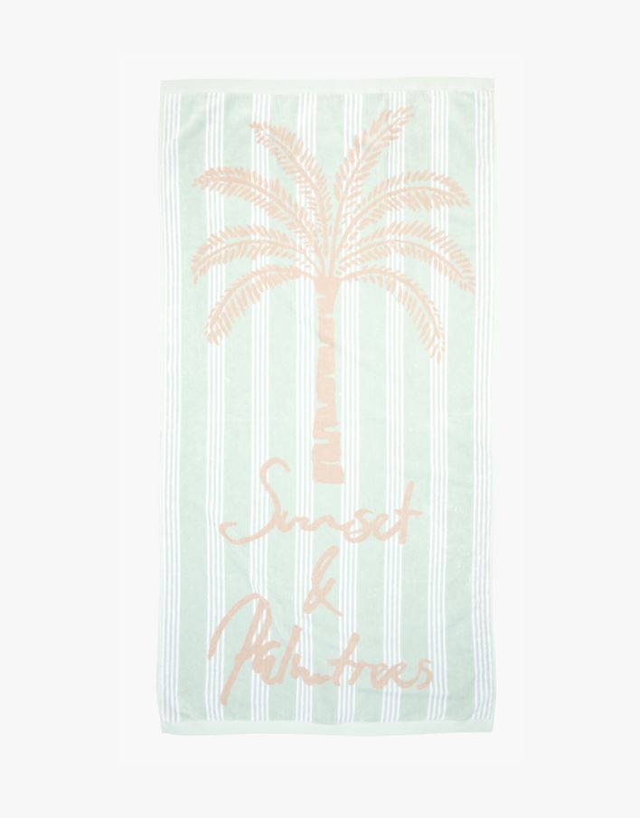 Vannirätik mitmevärviline/roheline - 75x150cm mitmevärviline/roheline - 1