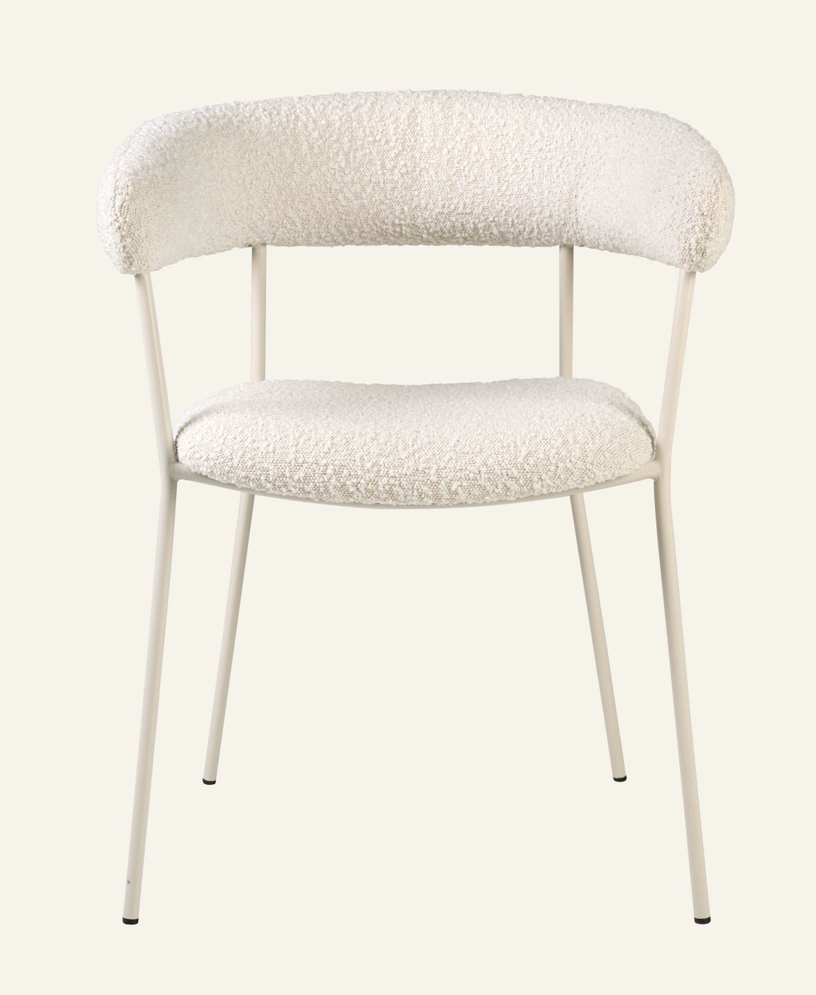 Söögilauatool loodusvalge - 58x62x80 cm loodusvalge - 1