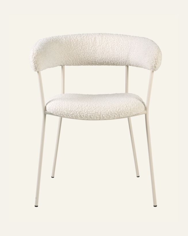 Söögilauatool loodusvalge - 58x62x80 cm loodusvalge - 1